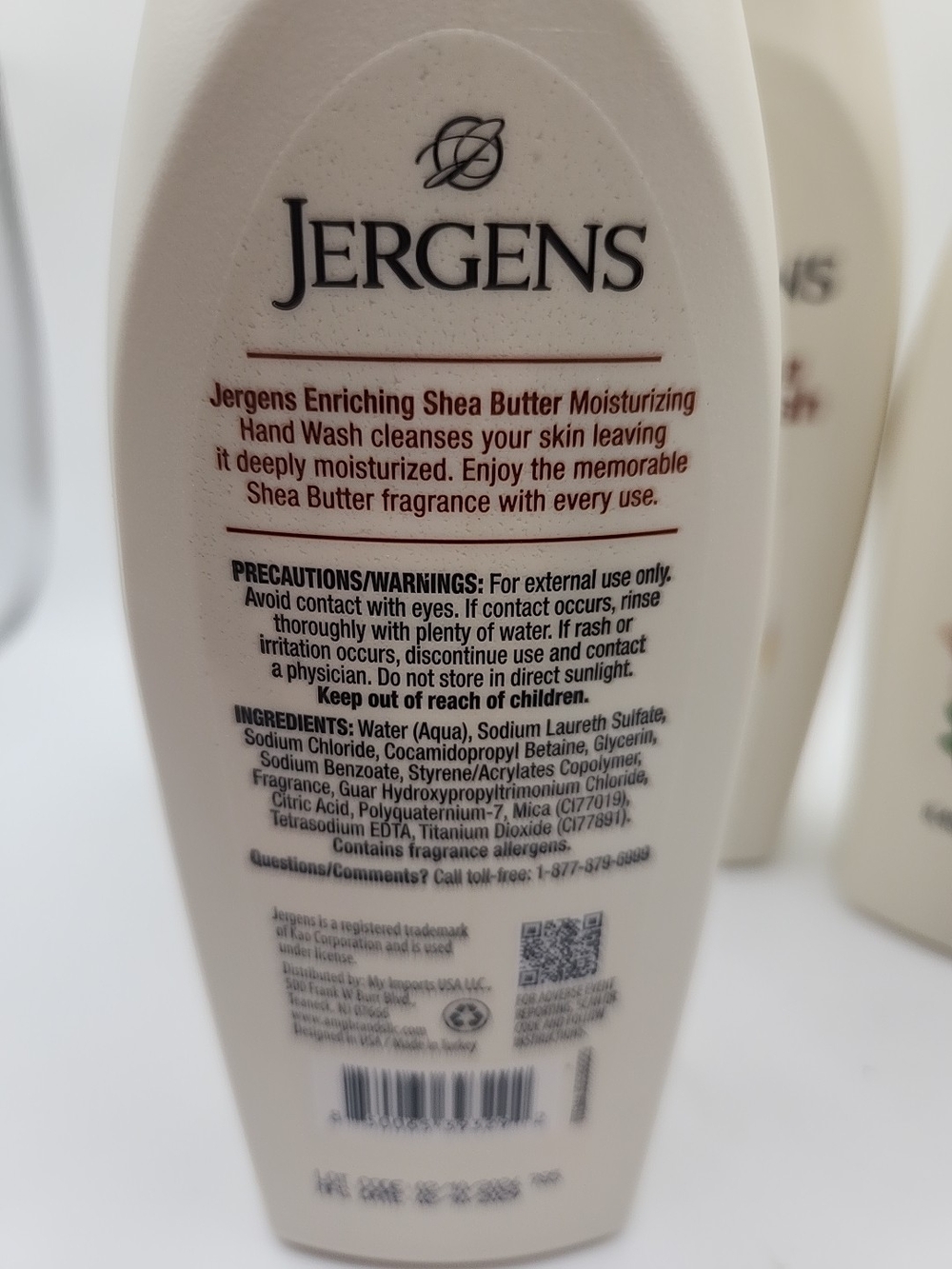 Jergens Moisturizing Hand Soap shea butter retired 4 bottles - Picture 5 of 8
